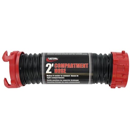 Valterra VALTERRA LLC D040202 2 Ft. Dominator Sewer Hose, Black VA320776